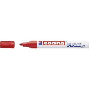 Edding 750 permanente marker Fijne punt Rood 1 stuk(s)