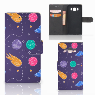 Samsung Galaxy J5 2016 Wallet Case met Pasjes Space Samsung Galaxy J5 2016 Wallet Case met Pasjes Space