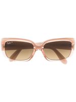 Ray-Ban lunettes de soleil à monture rectangulaire - Rose - thumbnail