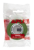 APLI 12275 — Groen plakband 19 mm x 33 m