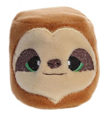 Aurora mini knuffel YooHoo beanbag 6 cm bruin