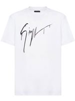 Giuseppe Zanotti t-shirt à logo - Blanc