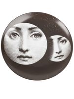 Fornasetti assiette imprimée - Noir - thumbnail