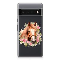 TPU Hoesje voor Google Pixel 6 Pro Paard - thumbnail