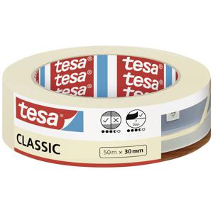 tesa Classic 52805-00000-03 Schilderstape Wit (l x b) 50 m x 30 mm 1 stuk(s)