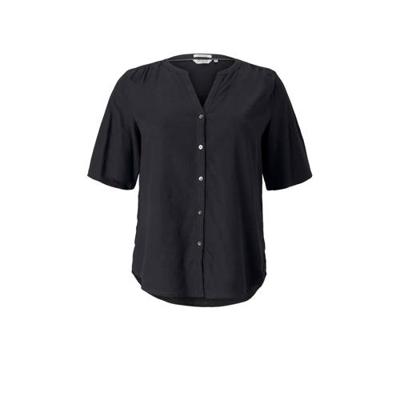 Tom Tailor My True Me top met plooien zwart