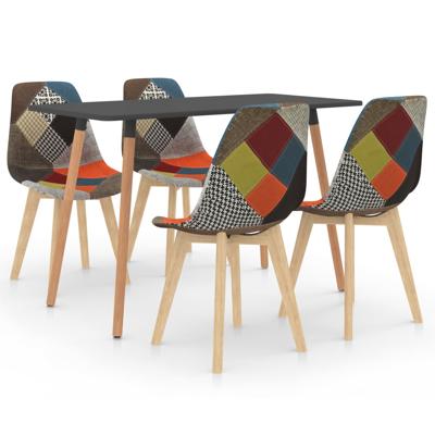 vidaXL 5-delige Eethoek meerkleurig vidaXL 5-delige Eethoek meerkleurig