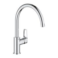 GROHE BauLoop Keukenkraan - hoog - draaibare uitloop - chroom 31368001 - thumbnail