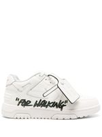 Off-White Out Of Office "For Walking" leather sneakers - Blanc