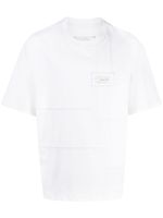 Feng Chen Wang t-shirt à patch logo - Blanc