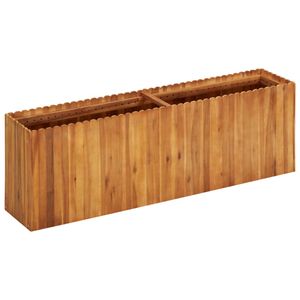 Plantenbak verhoogd 150x30x50 cm massief acaciahout