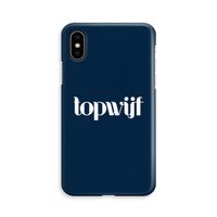 Topwijf Navy: iPhone Xs Volledig Geprint Hoesje - thumbnail