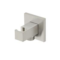 Mueller Cube wand aansluitbocht met houder RVS look