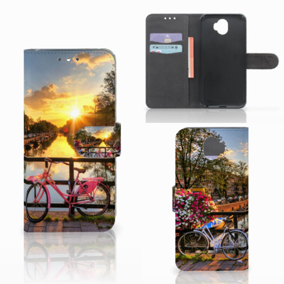 Wiko Wim Flip Cover Amsterdamse Grachten