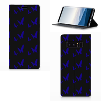 Samsung Galaxy Note 8 Hoesje met Magneet Vlinder Patroon