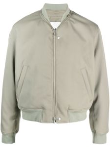 Jil Sander veste bomber à fermeture zippée - Vert