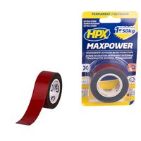 HPX Max Power Outdoor bevestigingstape | Zwart | 25mm x 1,5m - OT2502 OT2502 - thumbnail