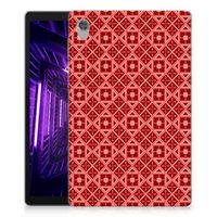 Lenovo Tab M10 HD (2de generatie) Hippe Hoes Batik Rood - thumbnail