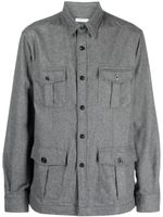 Boglioli chemise à poches cargo en laine - Gris