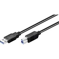 Goobay 93655 SuperSpeed USB 3.0-kabel, zwart, 1,8 m lengte