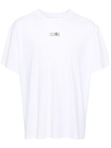 MM6 Maison Margiela t-shirt en coton à patch signature - Blanc