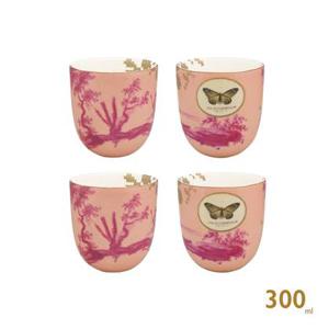 Pip Studio Koffiekoppen - Heritage Roze - 300ml - 4 St.