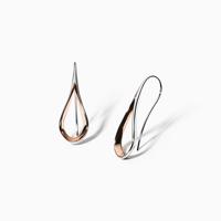 Skagen SKJ1230998 oorbel Roestvrijstaal Goud, Zilver Vrouw