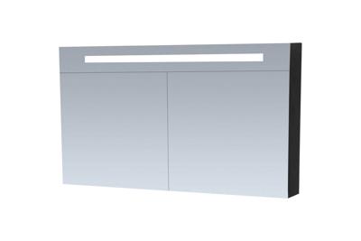 Sanituba Spiegelkast Double Face 120cm Black Wood Sanituba Spiegelkast Double Face 120cm Black Wood