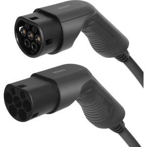 Deltaco EV-1215 e-Charge kabel kabel 5 meter, 1-fase, 7.6KW, 32A