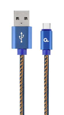 Cablexpert CC-USB2J-AMCM-2M-BL Lightning-kabel Blauw