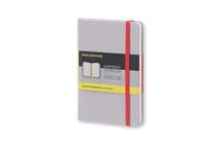 Moleskine LE Notitieboek Contrast Pocket (9x14 cm) Gelinieerd Harde Kaft Astergrijs - Overig (8055002851398)
