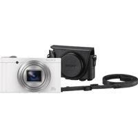 Sony CyberShot DSC-WX500 Wit + LCJ-HWA Camerahoes