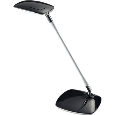 Led Bureaulamp - Aigi Polanor - 5w - Aanpasbare Kleur - Dimbaar - Glans Zwart