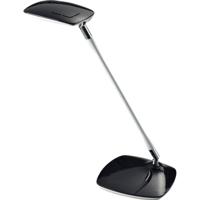 Led Bureaulamp - Aigi Polanor - 5w - Aanpasbare Kleur - Dimbaar - Glans Zwart