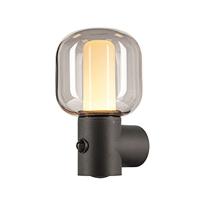 SLV wandopbouwarmatuur OVALISK WL Sensor/verlichting voor wanden, wegen, ingangen, ledspot buiten, opbouwarmatuur outdoor, tuinlamp / IP65 3000/4000K 9,6 W 560/600 lm antraciet