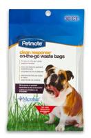 Petmate 71071 30 Count Clean Response On-The-Go Handle-Tie Afvalzakken