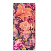 OPPO Reno6 5G Smart Cover Bosje Bloemen - thumbnail