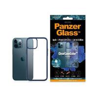 iPhone 12 Pro Max PanzerGlass ClearCase Antibacterial Case - Blue / Clear