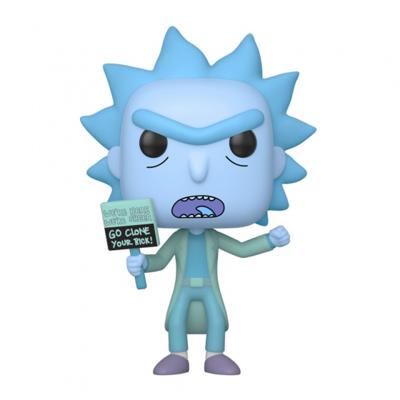 Funko Pop! Cartoons: Rick And Morty - Hologram Rick Clone 9 Cm