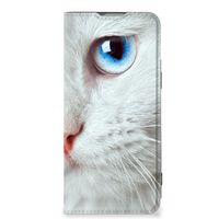 OnePlus Nord 2T Hoesje maken Witte Kat