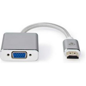 VGA-Adapter | HDMI© Connector | VGA Female 15p | Verguld | Recht | Aantal producten in verpakking: