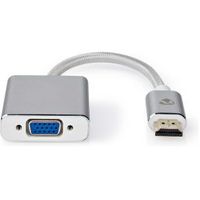 VGA-Adapter | HDMI© Connector | VGA Female 15p | Verguld | Recht | Aantal producten in verpakking: