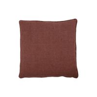 House Doctor Kussenhoes Sai Roodbruin 50x50cm House Doctor Kussenhoes Sai Roodbruin 50x50cm