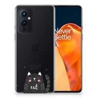 OnePlus 9 Telefoonhoesje met Naam Cat Good Day