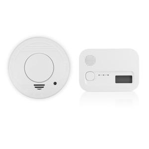 Smartwares FSE-19204 Rook- en koolmonoxidemelder werkt op batterijen Detectie van Rook, Koolmonoxide