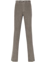 Incotex pantalon en velours côtelé à coupe fuselée - Gris