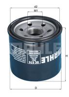 Oliefilter MAHLE, Diameter (mm)68mm, u.a. für Suzuki, Sachs, Aprilia, Cagiva, Kawasaki, Bimota