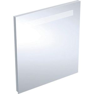 Geberit Renova Compact spiegel met verlichting horizontaal 60x65cm 862360000