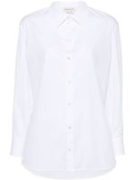 Alexander McQueen chemise en popeline de coton - Blanc