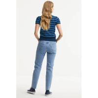 POLO Ralph Lauren gestreepte fijngebreide top blauw